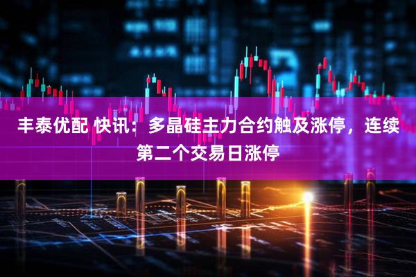 丰泰优配 快讯：多晶硅主力合约触及涨停，连续第二个交易日涨停